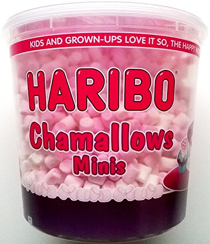 Haribo Chamallows Minis Pink & White Tub - 1 x 475gm von HARIBO