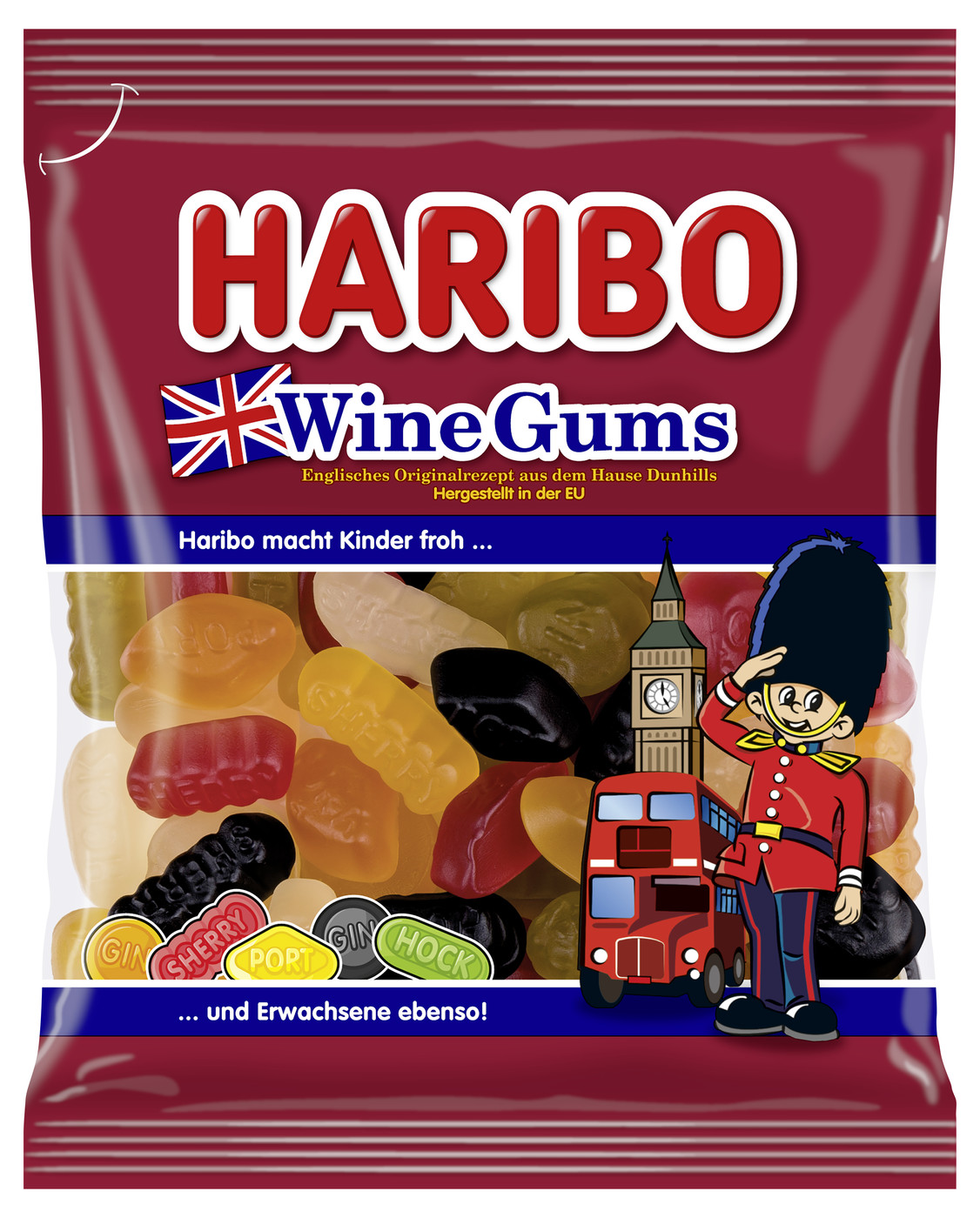 Haribo Wine Gums 175G