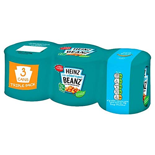 Heinz Beanz Ohne Zuckerzusatz 3 X 200 G von HEINZ