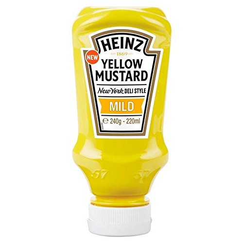 Heinz Gelber Senf New York Deli Stil Mild 240G (Packung mit 2)