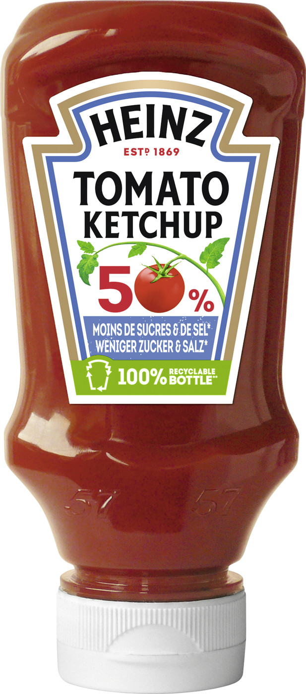 Heinz Tomato Ketchup 50% weniger Zucker & Salz 220ML