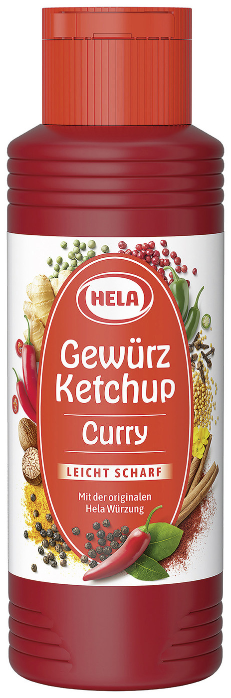 Hela Gewürz Ketchup Curry leicht scharf 300ML