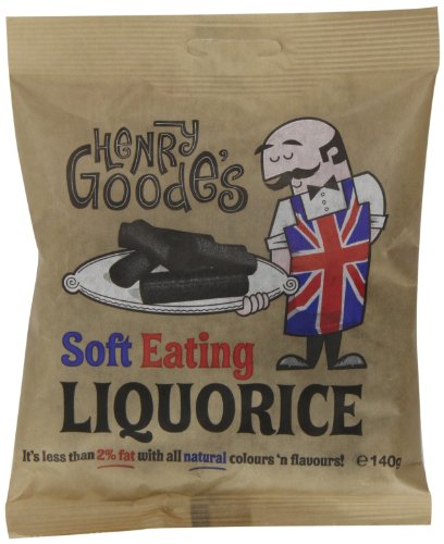 Henry Goode's Henry Goode's Soft Eating Liquorice 140 g (12 Stück) von Henry Goodes