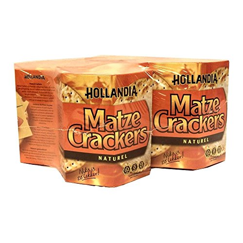 Hollandia Matze Crackers Naturel 4 x 100g Packung