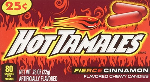 Hot Tamales (1 Box of 24 - .78oz Individual Packs)