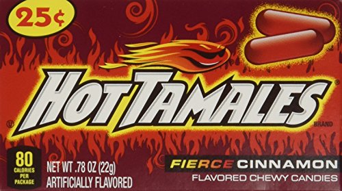 Hot Tamales-24ct-Individual Mini Boxes Hot Cinnamon Flavor-(Net Wt. 18.72oz) von WAROUS