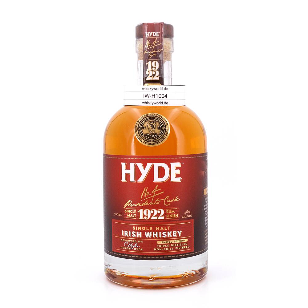 Hyde No. 4 Single Malt Rum Finish 0,70 L/ 46.0% vol