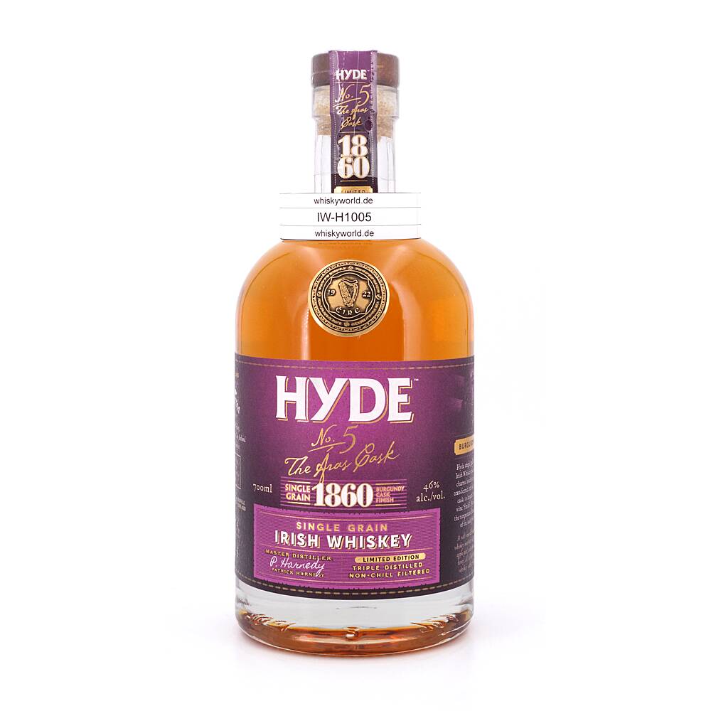 Hyde No. 5 Single Grain Burgundy Wood Finish 0,70 L/ 46.0% vol