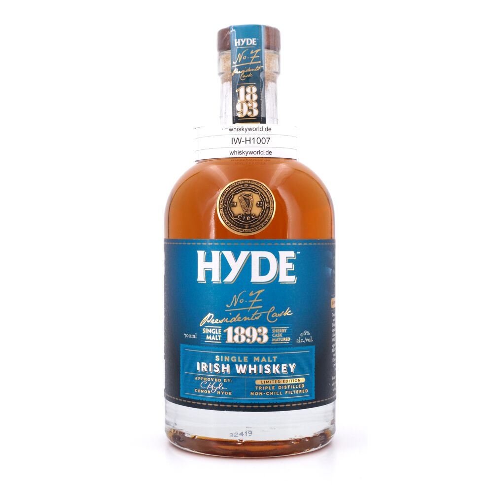 Hyde No. 7 Single Malt Presidents Cask Sherry 0,70 L/ 46.0% vol