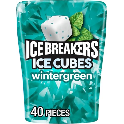 Ice Breakers Cubes Sugar Free Wintergreen Gum, 3.24 oz