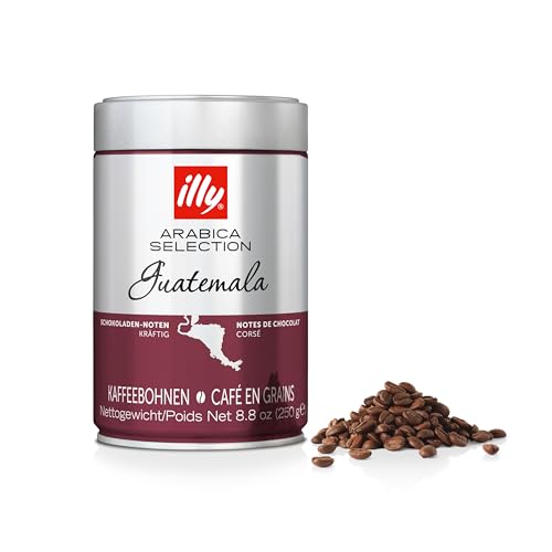 illy Kaffeebohnen zu mahlen Arabica Selection Guatemala, 250 g Dose von illy