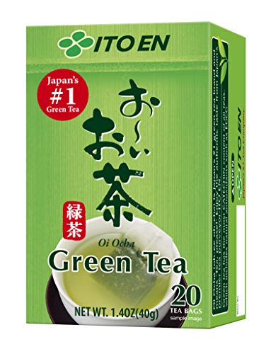 Ito En Oi Ocha Green Tea, 20-Count, 1.4 Ounce Boxes (Pack of 4)