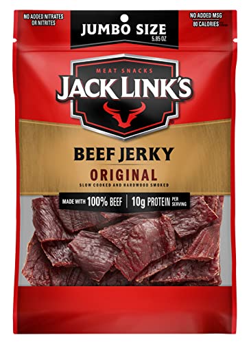 Jack Link's Meat Snacks Beef Jerky, Original, 5.85 Ounce