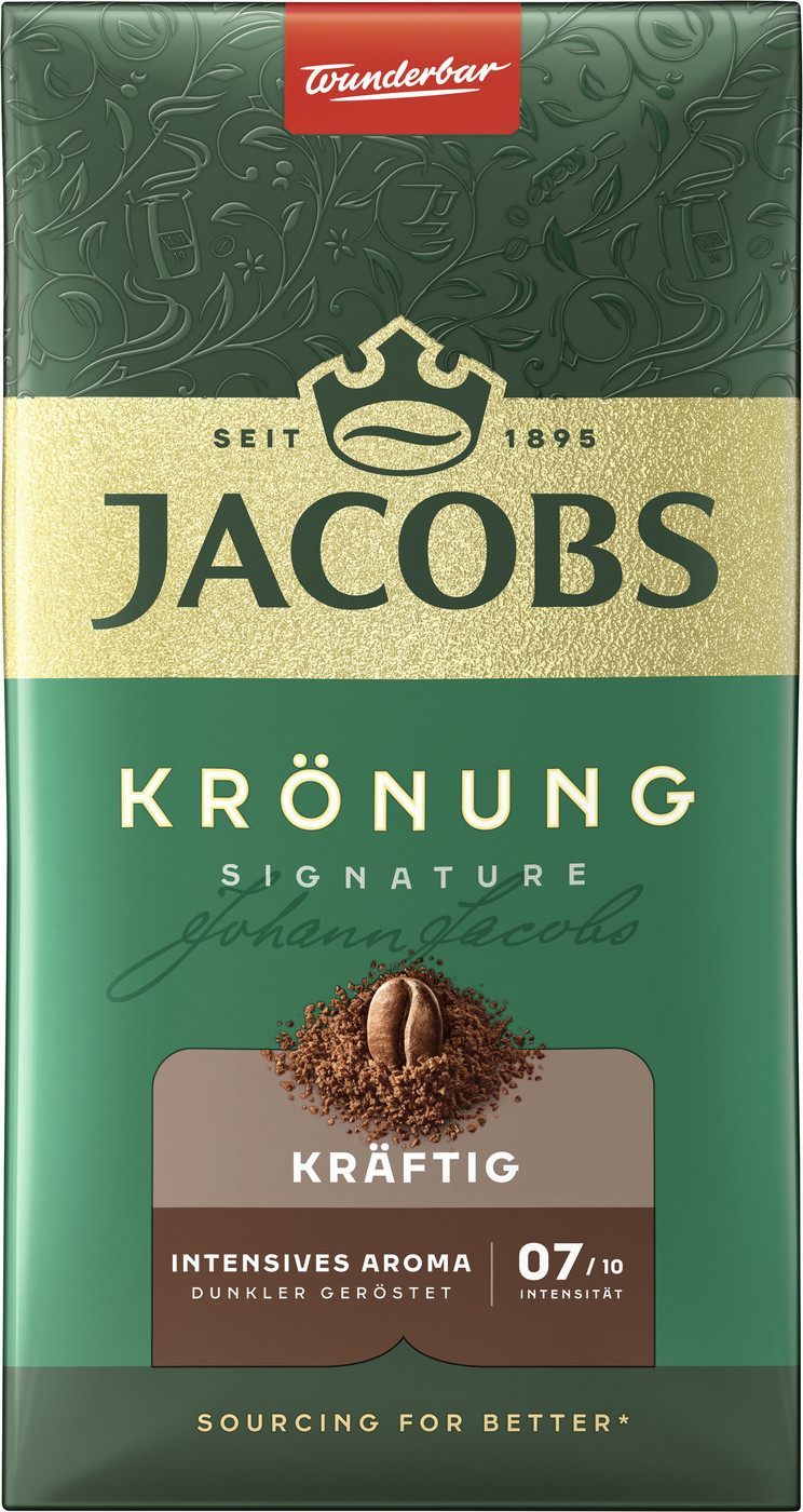 Jacobs Krönung Kaffee Kräftig gemahlen 500G
