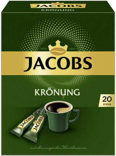 Jacobs Krönung Löslicher Kaffee Sticks 20x 1,8G