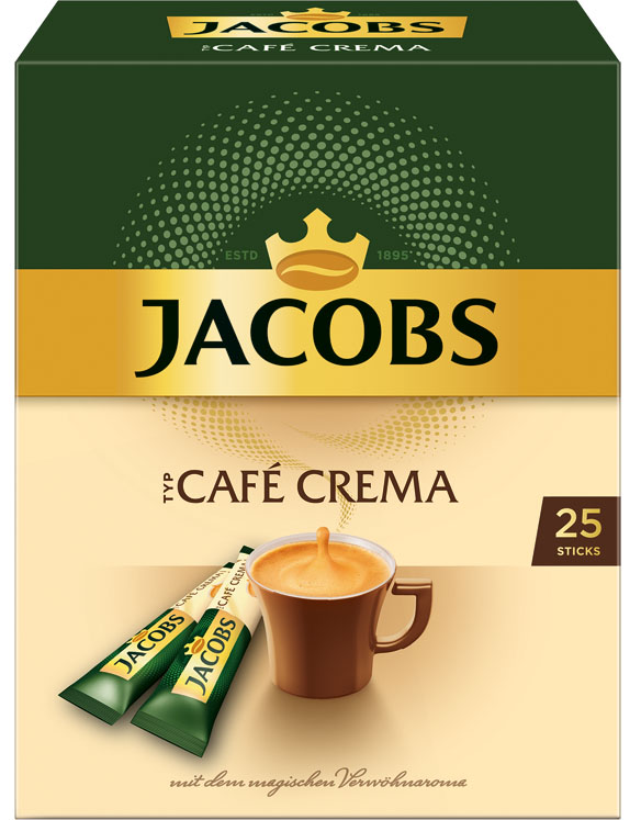 Jacobs Typ Café Crema Sticks 25ST 45G