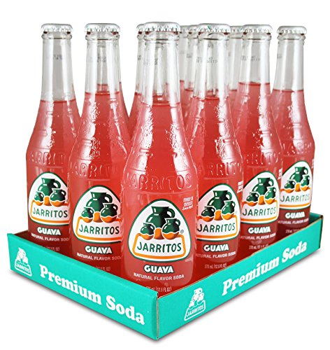 Jarritos Guava Geschmack, kohlensäurehaltig, 370 ml, 12 Stück von Jarritos