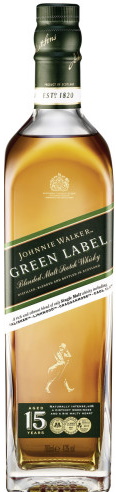 Johnnie Walker Whisky Green Label 15 Jahre 43% 0,7L
