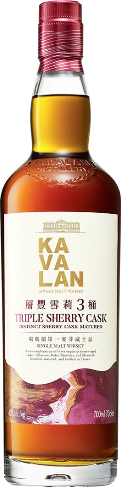 Kavalan Triple Sherry Cask 40% vol