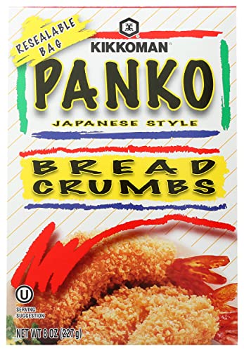 Kikkoman Panko Bread Crumbs, 8-Ounce Packages (Pack of 12)