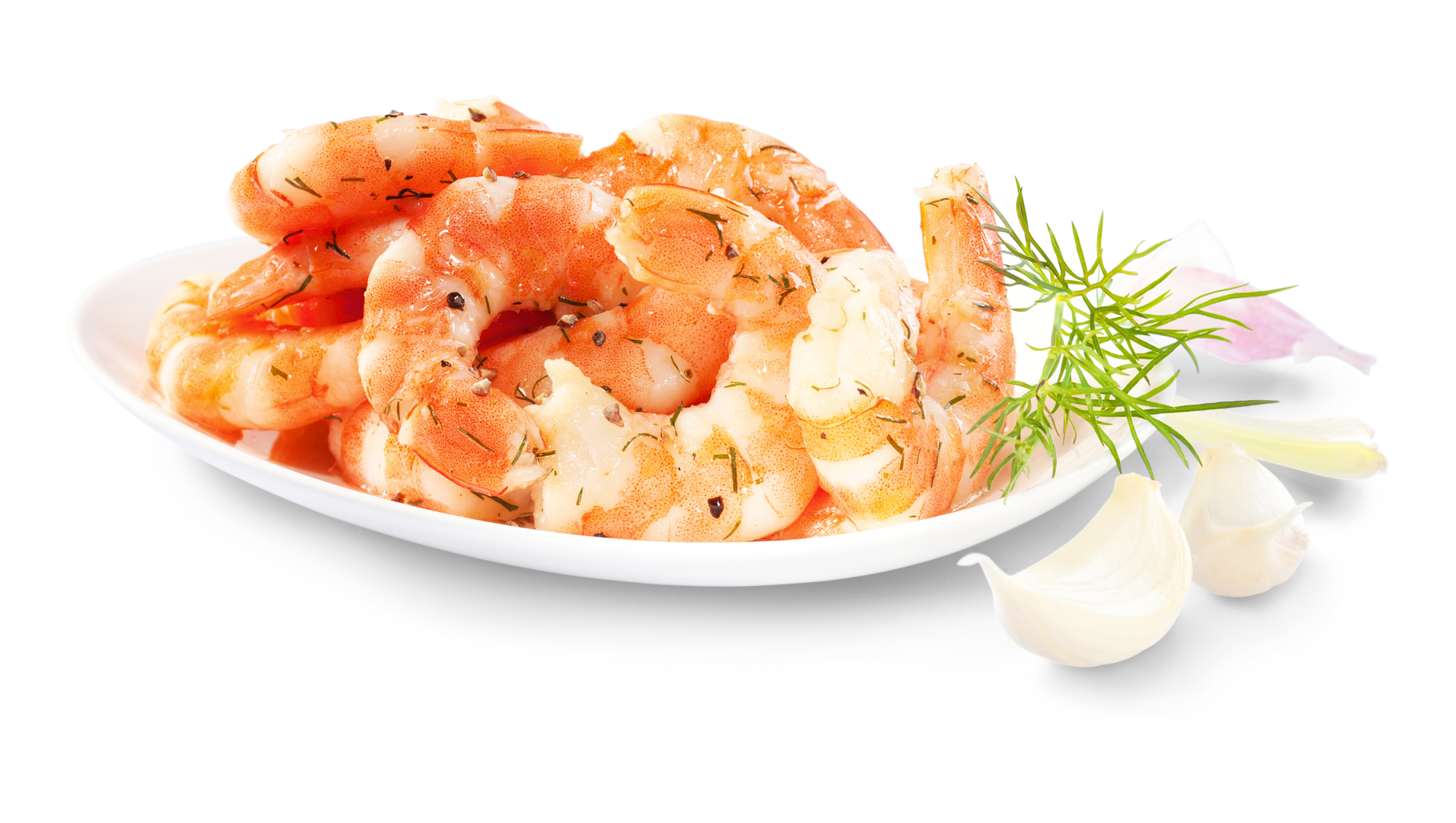 King Prawns, Knoblauch, Olivenöl von Alois Dallmayr KG