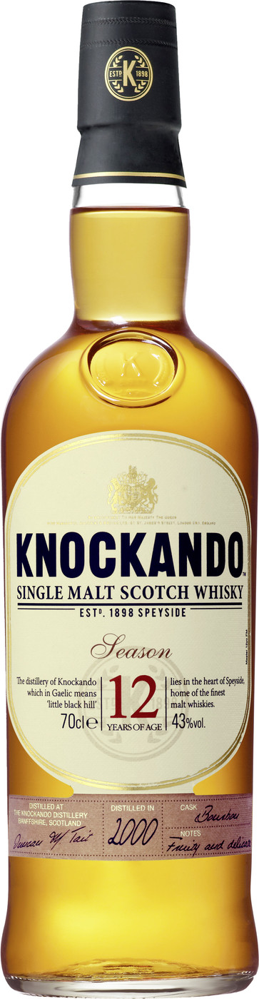 Knockando Whisky 12 Jahre 43% 0,7L