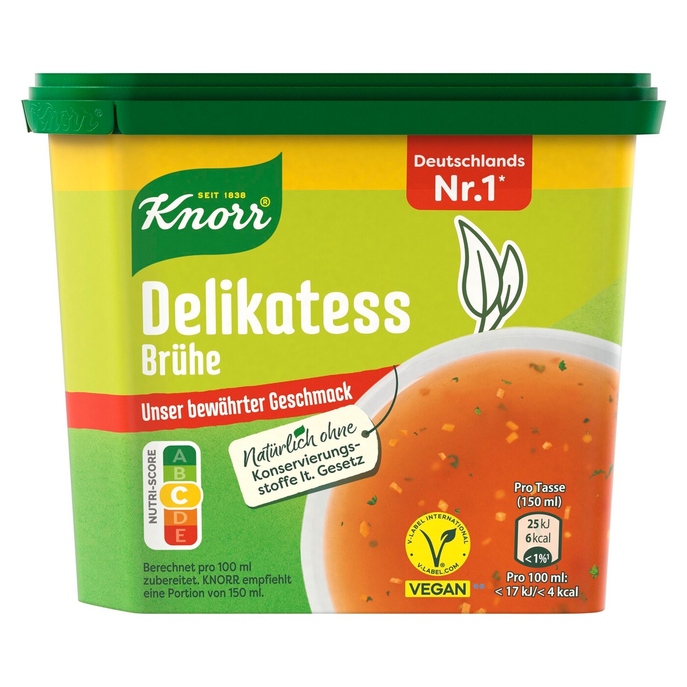 Knorr Delikatess Brühe ergibt 16L