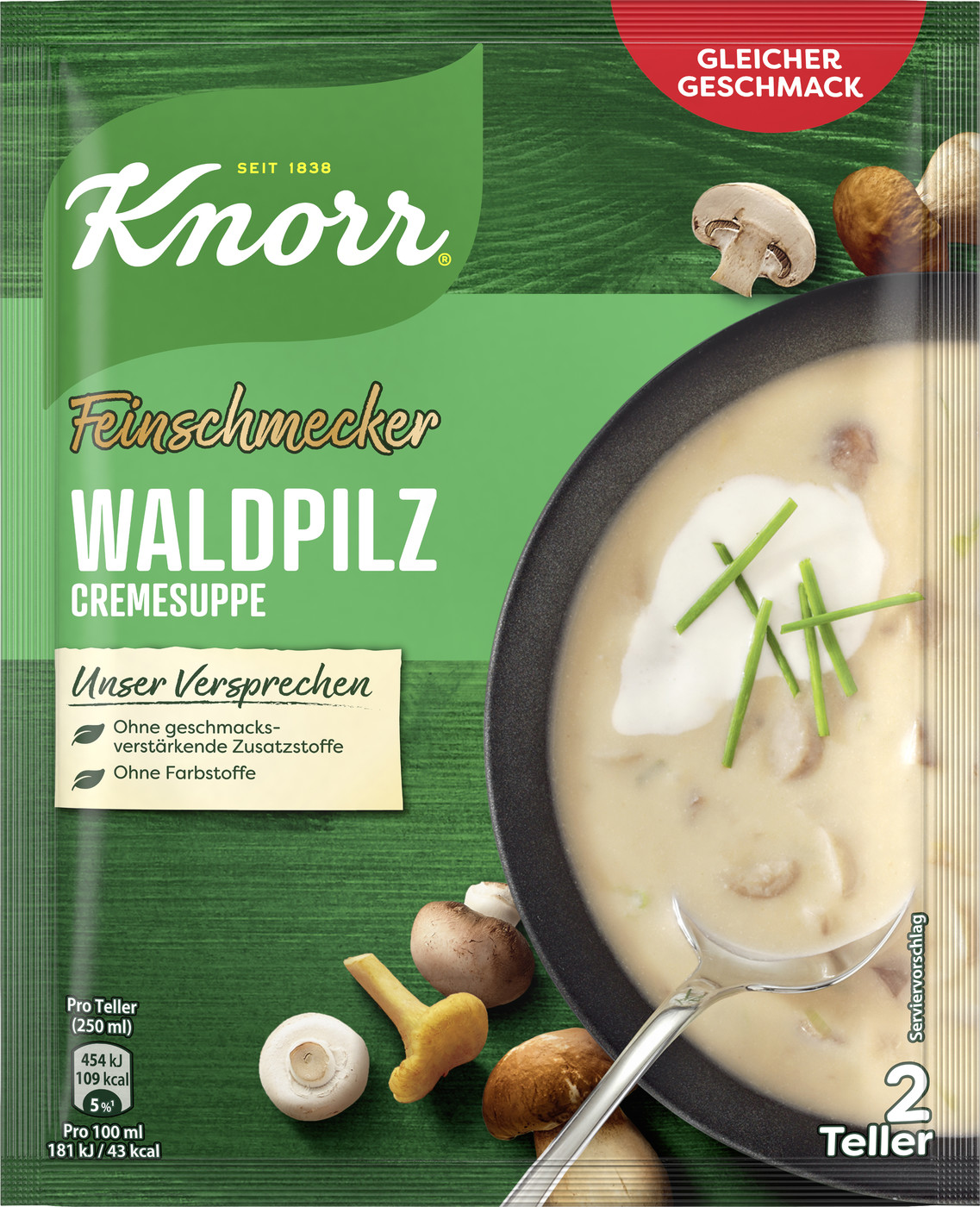 Knorr Feinschmecker Waldpilz Cremesuppe 48G
