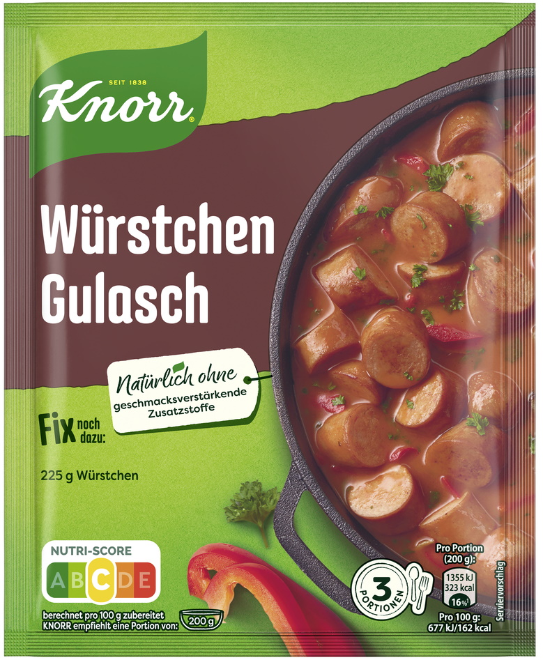 Knorr Fix Würstchen Gulasch 44G