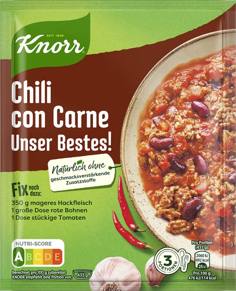 Knorr Fix Chili con Carne Unser Bestes! 49G