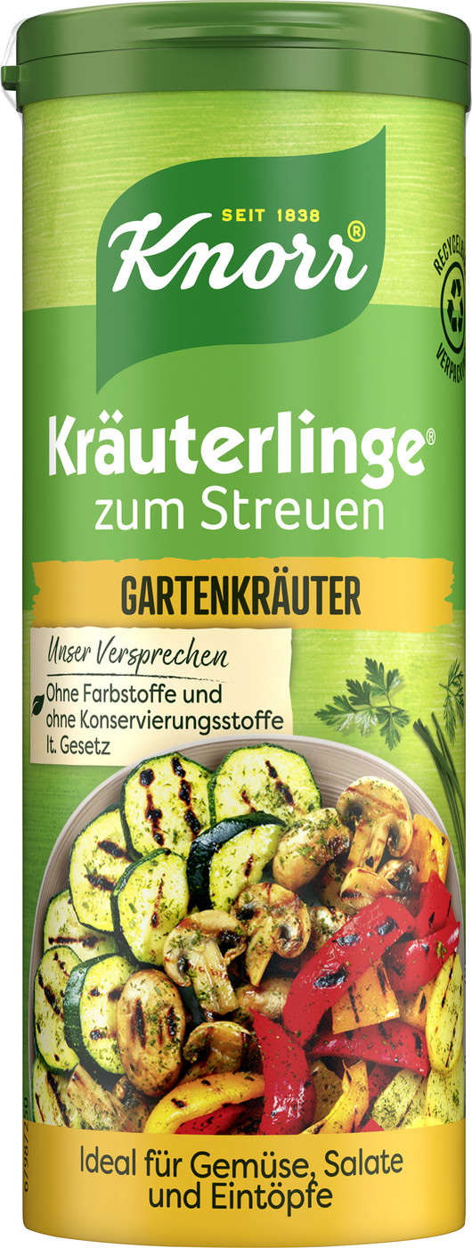 Knorr Kräuterlinge zum Streuen Gartenkräuter 60G