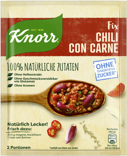 Knorr Natürlich Lecker Chili Con Carne 47G