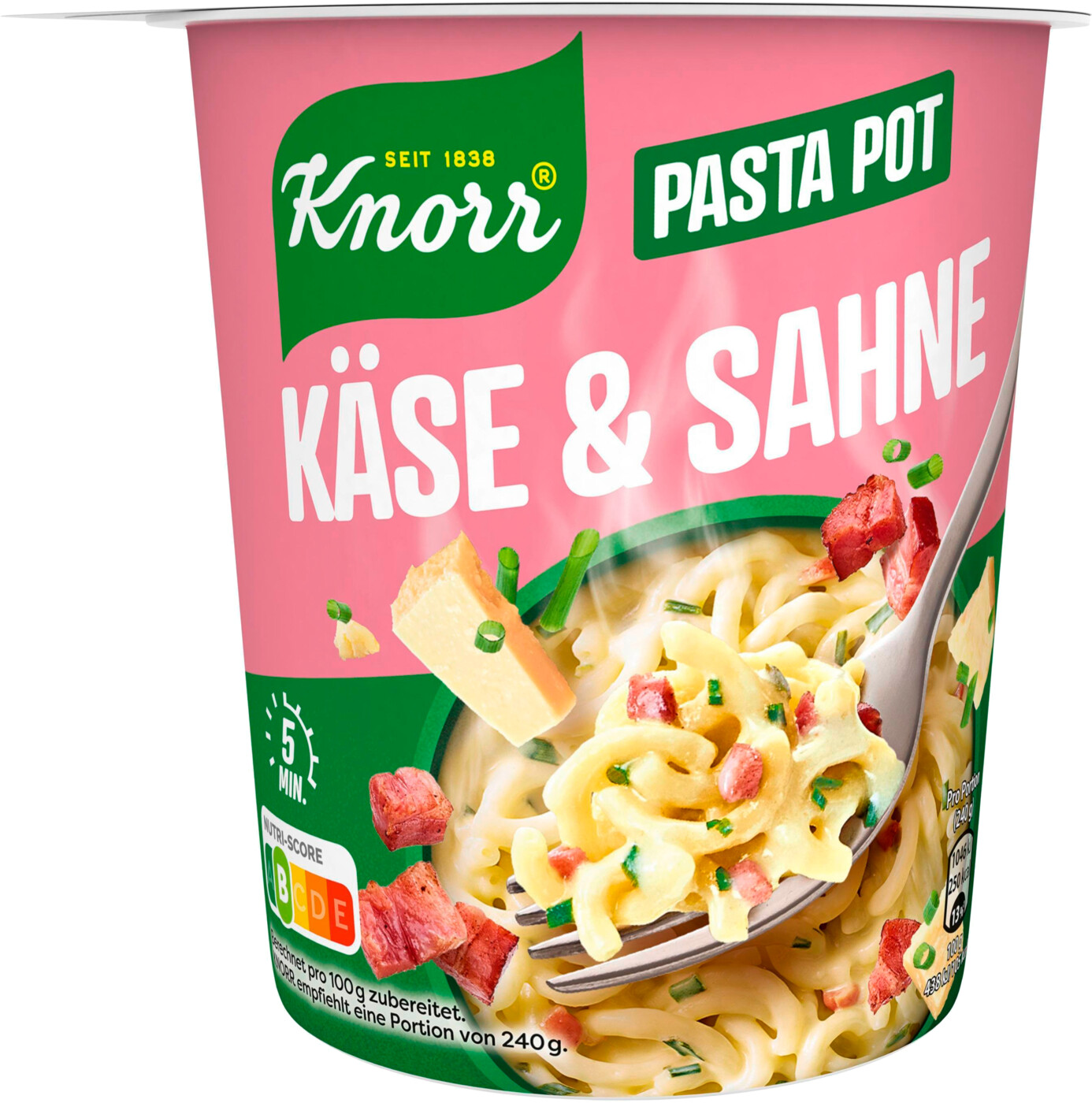 Knorr Pasta Pot Käse & Sahne 63G