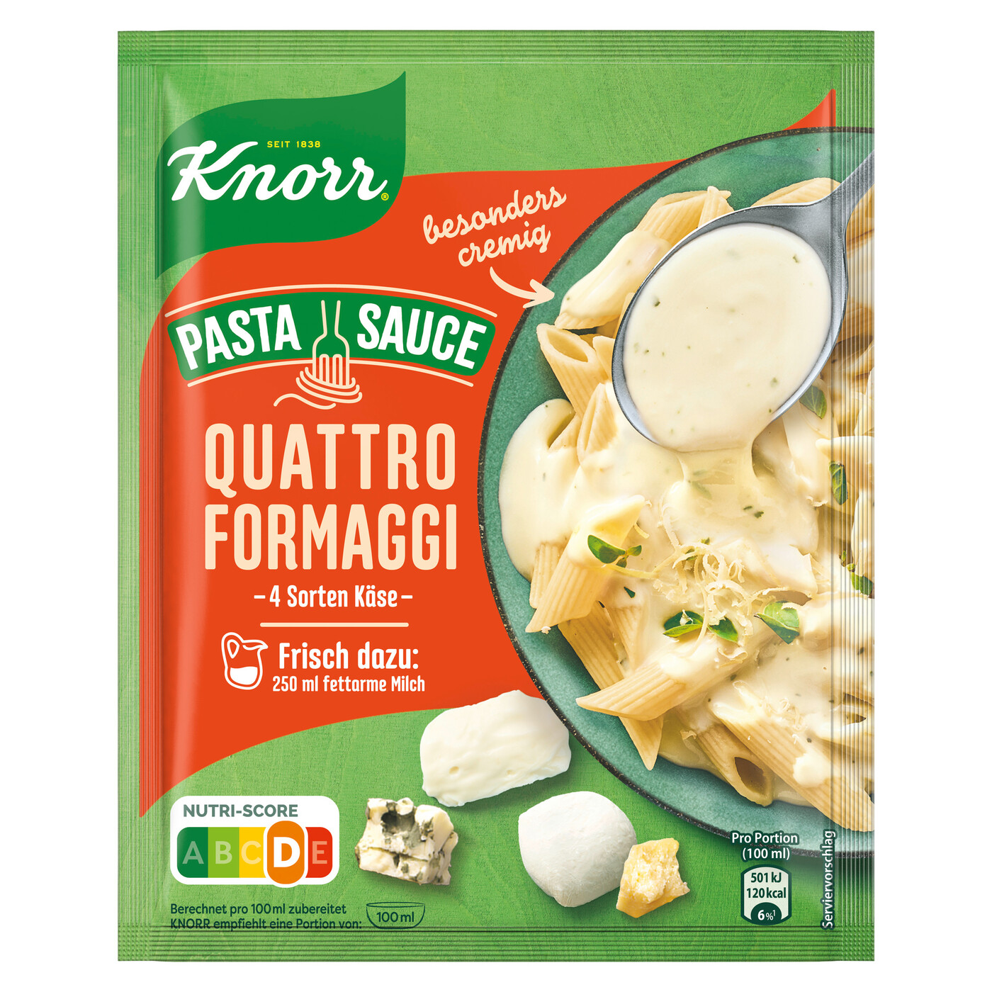 Knorr Pasta Sauce Quattro Formaggi ergibt 250ML