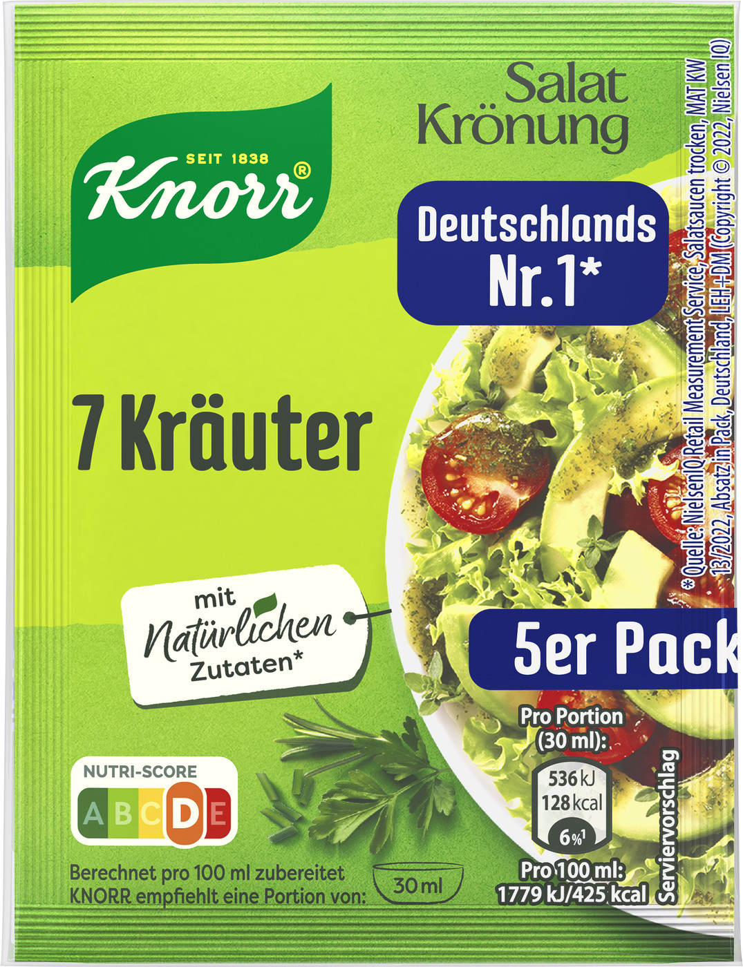 Knorr Salatkrönung 7-Kräuter 5ST