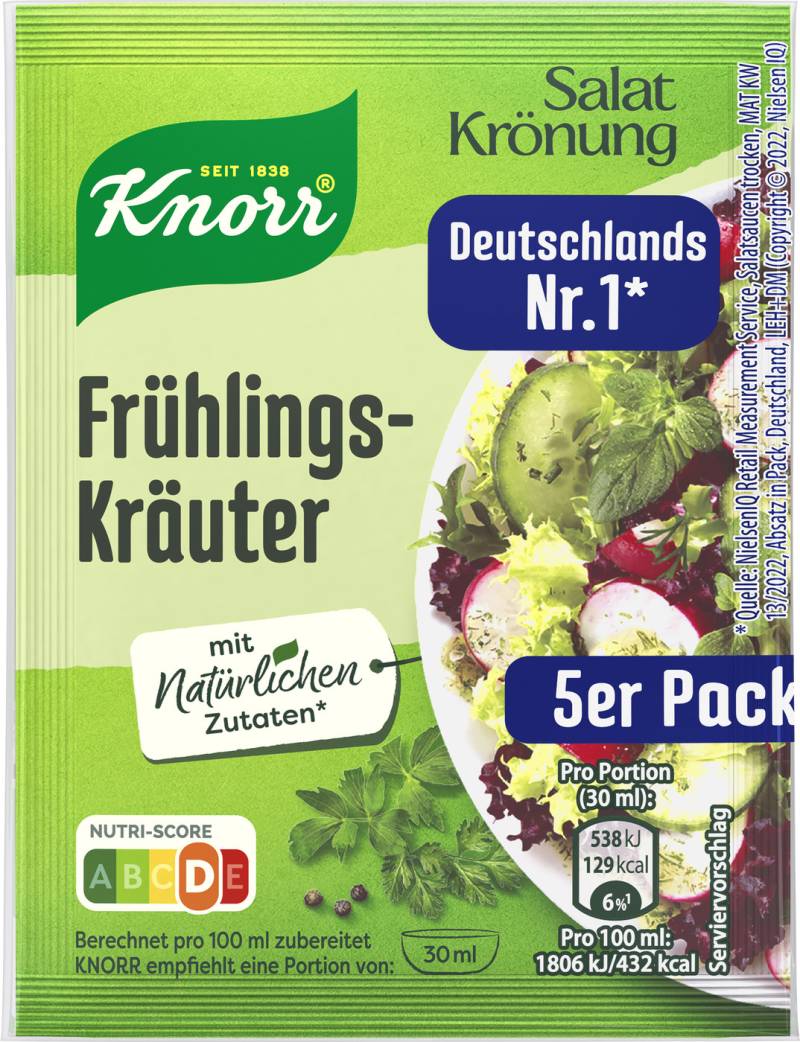 Knorr Salatkrönung Frühlingskräuter 5ST