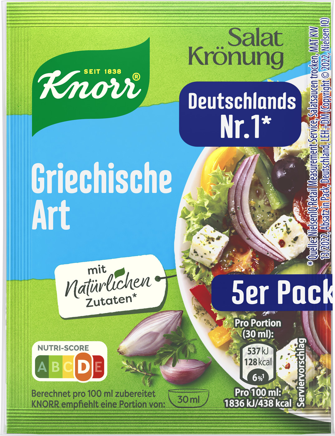Knorr Salatkrönung Griechische Art 5ST