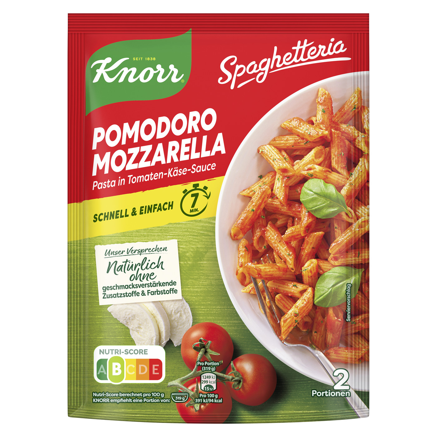 Knorr Spaghetteria Pomodoro Mozzarella 163G