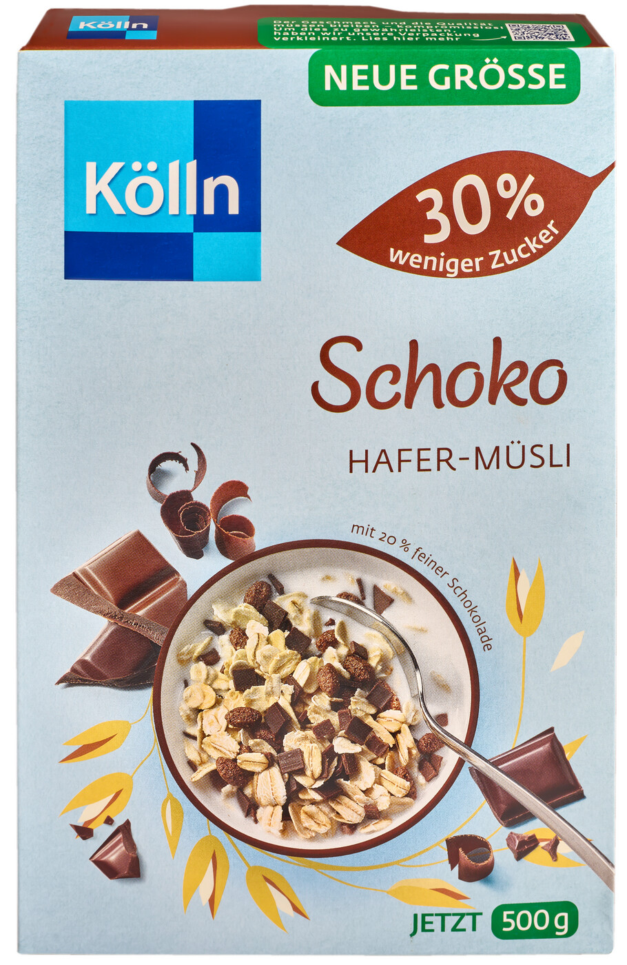 Kölln Schoko Hafer-Müsli weniger Zucker 500G