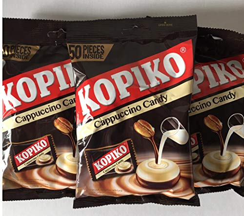 Kopiko Coffeeshot Cappuccino Coffee Candy, 150 Gram (Pack of 3) von Kopiko