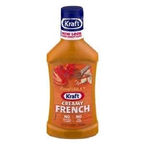 Kraft, Creamy French Dressing, 16oz Bottle (Pack of 3)