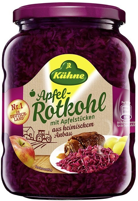 Kühne Apfelrotkohl der Klassiker 680G