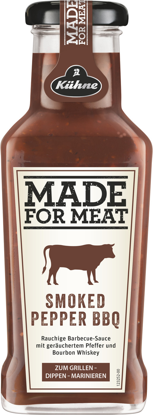 Kühne Made For Meat Smoked Pepper BBQ 235ML
