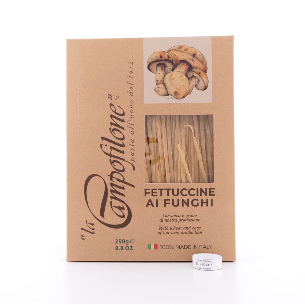 La Campofilone Fettuccine Eiernudeln mit Pilzen 250 g