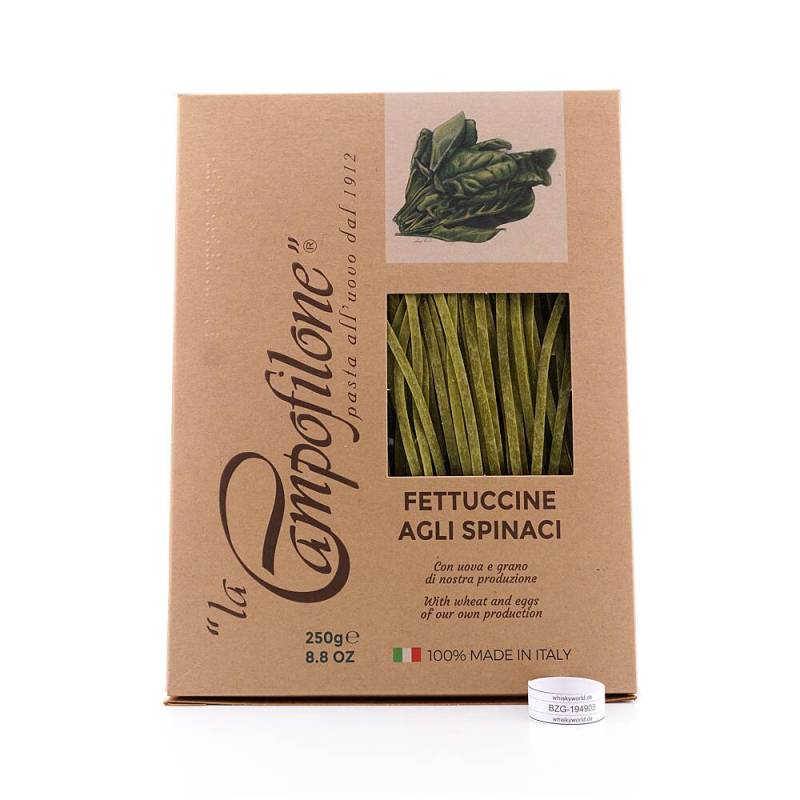 La Campofilone Fettuccine Eiernudeln mit Spinat 250 g