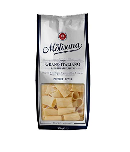 La Molisana Paccheri, 4er Pack (4 x 500 g Packung) von La Molisana