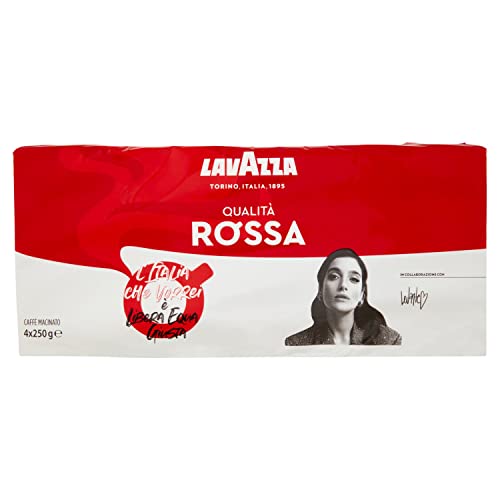 Lavazza: "Hauptmerkmal" Grund, Kaffee 4 Bricks – 1 kg (35.27 oz) [Italienische Import]