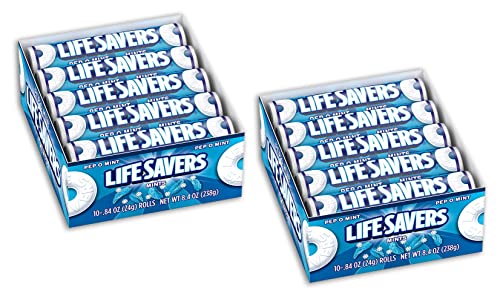 LifeSavers Rolls Pep-O-Mint - Bonbons - 20 Rollen!! aus USA