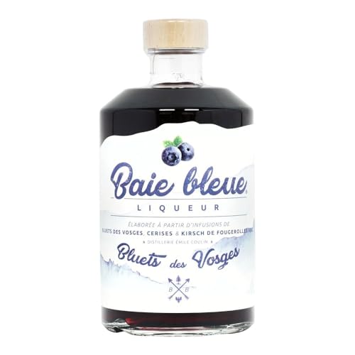 Likör »Baie bleue«.