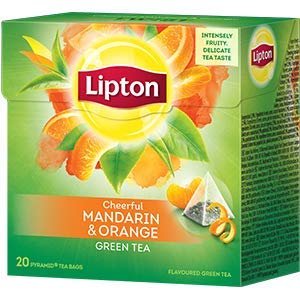 Lipton Green Tea Pyramids, Mandarin Orange 20 ct von Lipton